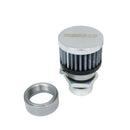 Moroso Weld-On Valve Cover Breather Kit - Steel Valve Covers - Chrome Finish-1