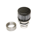 Moroso Weld-On Valve Cover Breather Kit - Steel Valve Covers - Black Finish-1