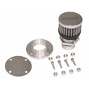 Moroso Non-Weld Valve Cover Breather Kit - Chrome Finish-1