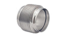Vibrant SS Bellow Assembly w/ Solid Liner 4in inlet/outlet ID x 4in overall L Electro Polished-1