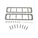 Moroso Chevrolet Small Block Valve Cover Adapter - GM LS Cylinder Heads - Billet Aluminum-1