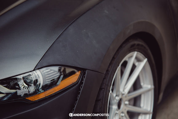 Type-ST fiberglass fenders for 2018-2023 Ford Mustang (only work with Type-ST front bumper)