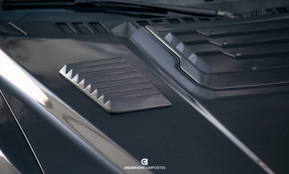 Anderson Composites 17-18 Ford Raptor Carbon Fiber Hood Vents