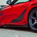 OEM-STYLE CARBON FIBER SIDE SKIRTS FOR 2020-2021 TOYOTA GR SUPRA-7