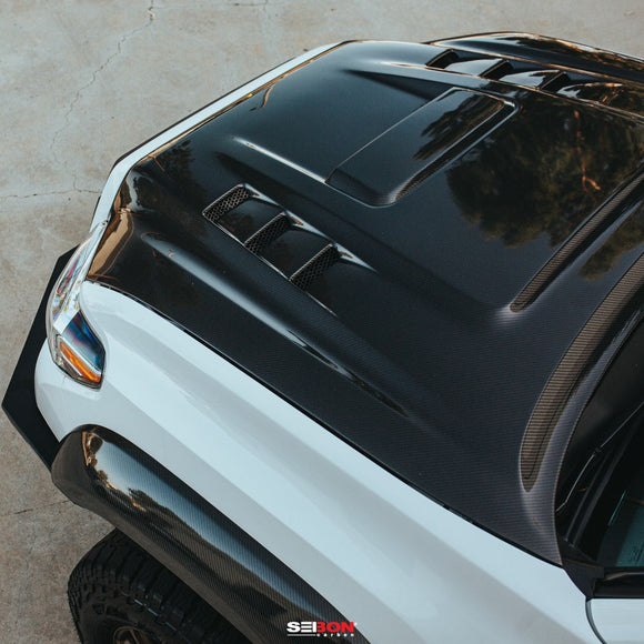 Seibon 2018+ Toyota Tacoma TS-Style Carbon Fiber Hood