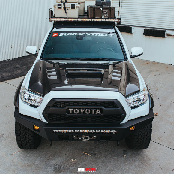 Seibon 2018+ Toyota Tacoma TS-Style Carbon Fiber Hood