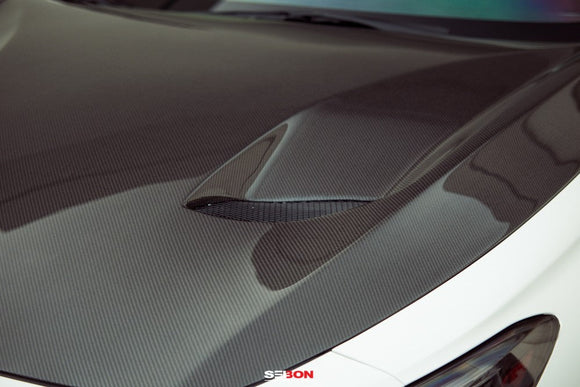 Seibon 17-19 Infiniti Q60 TSII-Style Carbon Fiber Hood