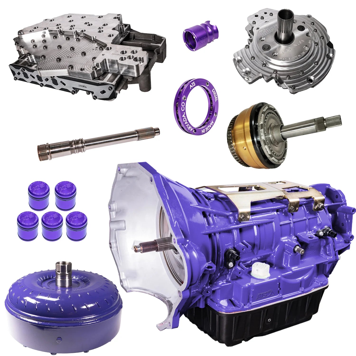 ATS Diesel 07.5-11 Dodge Ram Cummins 6.7L 4WD Stage 3 68Rfe Transmission Package (3 Year - 300,000 Mile Warranty)