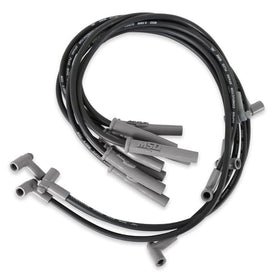 MSD Wire Set. Black Super Conductor. Big Block Chevy. HEI. '74-'76