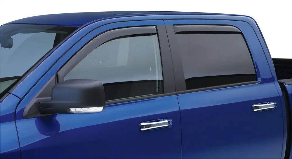 EGR 02-08 Dodge F/S Pickup Quad Cab In-Channel Window Visors - Set of 4 - Matte - 0