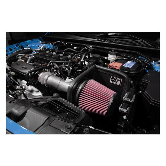 K&N 2022 Honda Civic 1.5L Turbo L4 Silver Typhoon Intake