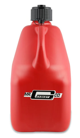 MR GASKET UTILITY JUG 5 GAL RED W/ HOSE SQUARE