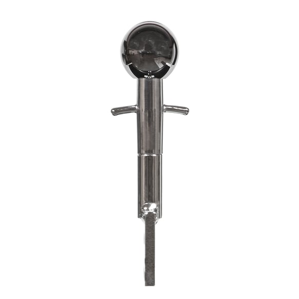 HURST CORVETTE REPRODUCTION CHROME SHIFTER HANDLE WITH CHROME KNOB FOR 1963 - 19
