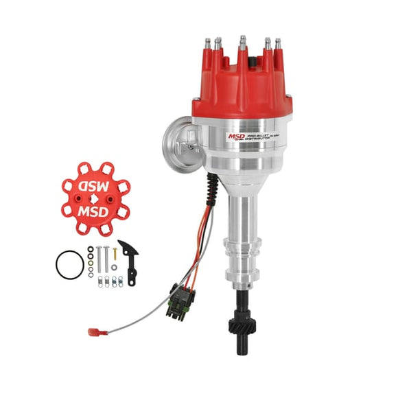 MSD Distributor. Ford 351W. Ready-to-Run. with Steel Gear