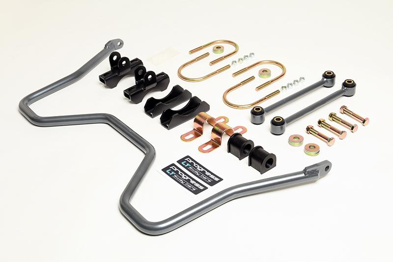 Progress Tech 99-06 Chevrolet Silverado 1500 / GMC Sierra 1500 Rear Sway Bar (25mm) - Gray