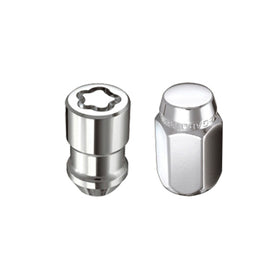 McGard 5 Lug Hex Install Kit w/Locks (Cone Seat Nut) M12X1.5 / 13/16 Hex / 1.5in. Length - Chrome - 0
