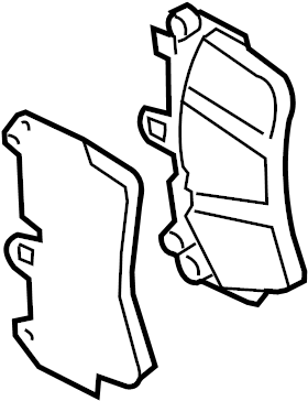 BMW Brake Pad Set - Genuine BMW 34208882958