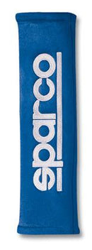 SPARCO BELT PAD 2IN ALCANTARA BLUE-1