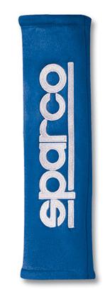 SPARCO BELT PAD 2IN ALCANTARA BLUE