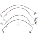 Russell Performance 07-08 Jeep Wrangler JK with 4in Lift Brake Line Kit-1