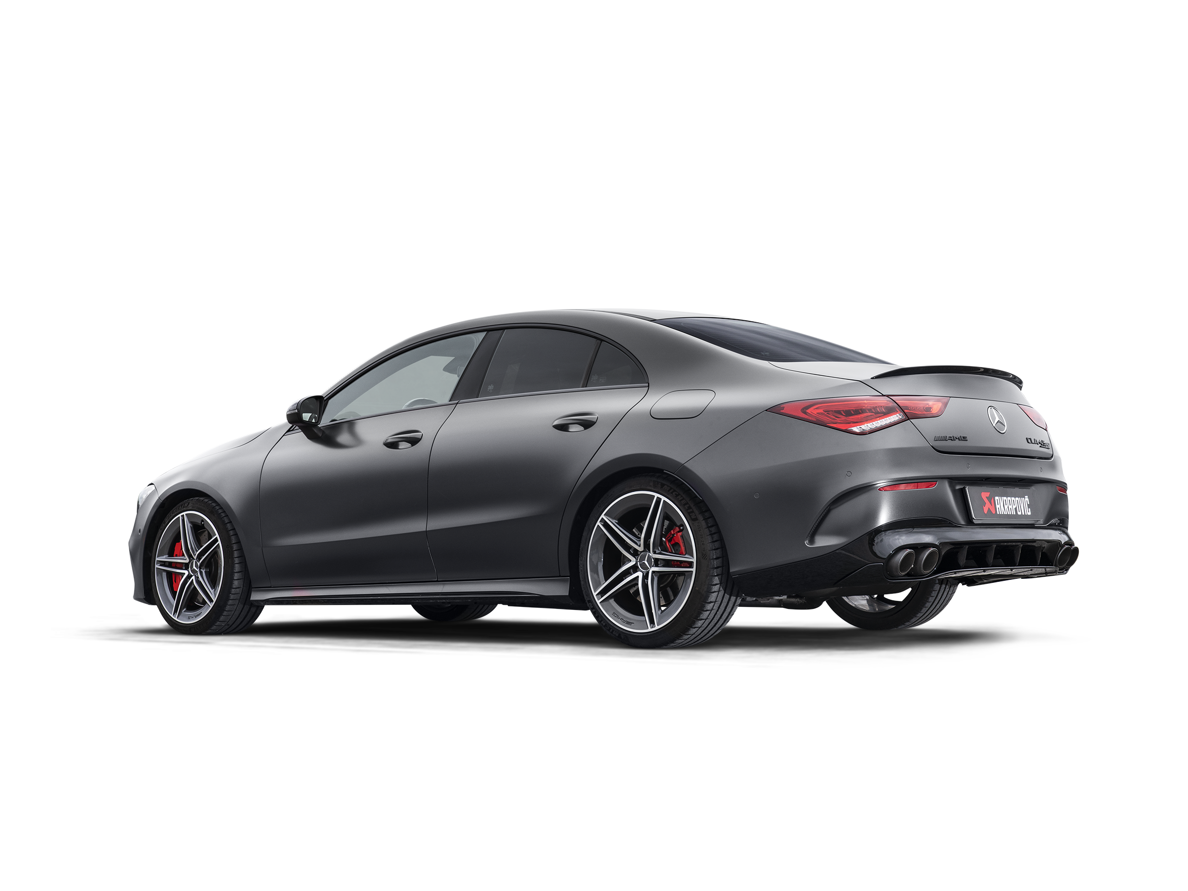 Akrapovic 2024+ Mercedes-AMG CLA 45 / CLA 45 S (C118/x118) Evo Line Cat Back (Titanium) w/ CF Tips