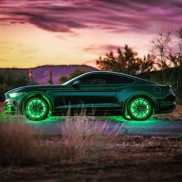 Oracle LED Illuminated Wheel Rings - ColorSHIFT - 15in. - ColorSHIFT No Remote SEE WARRANTY