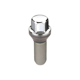 McGard Hex Lug Bolt (Cone Seat) M12X1.25 / 17mm Hex / 25.6mm Shank Length (Box of 50) - Chrome