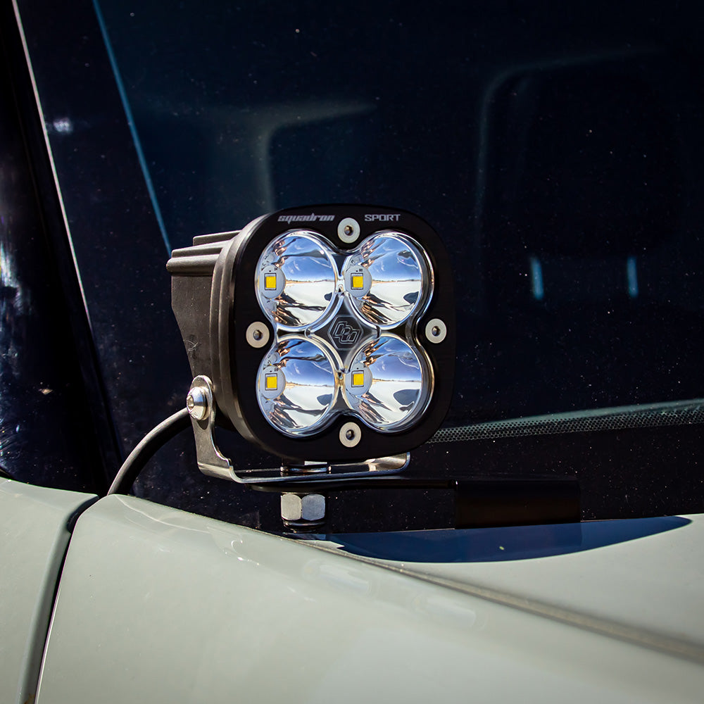 Baja Designs 21+ Ford Bronco Sport Squadron Sport Spot LED Light Pods - Clear