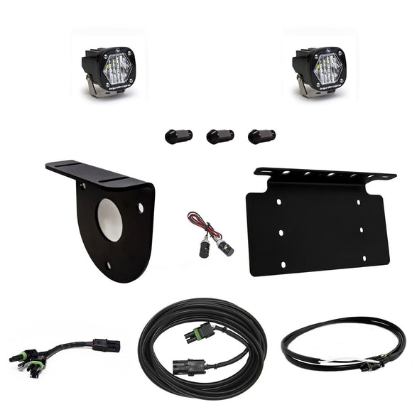 Baja Designs 2021+ Ford Bronco Dual S1 Sport W/C Reverse Kit w/Lic Plate w/Upfitter
