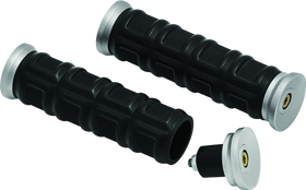 Kuryakyn Dillinger Grips 1in Silver