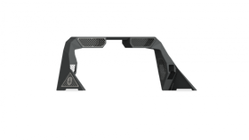 Road Armor 99-20 Ford F-250 iD Headache Rack w/Bedrail Pod/Dual 10in Pod/Brake Lamp Relief/Hyve -Raw