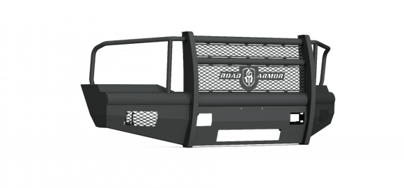 Road Armor 99-07 Ford F-250/F-350 Vaquero Front Bumper Full Guard - Tex Blk