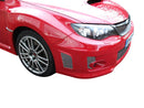 Zunsport Subaru Impreza STi - Air Dam Grille Set - Silver finish-1