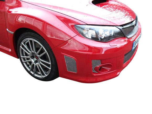 Zunsport Subaru Impreza STi - Air Dam Grille Set - Silver finish