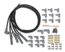 MSD Wire Set. Black 4Cyl M/A Plug. Sockt/HEI-1