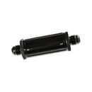 Mr. Gasket -6 AN Male Fuel Filter 30 Micron - Black-1