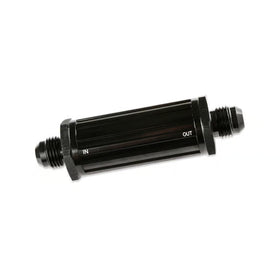 Mr. Gasket -6 AN Male Fuel Filter 30 Micron - Black