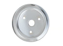 Mr. Gasket Crankshaft Pulley - Chrome - Single Groove 1955-1968 Chevrolet 265-350 Small Block-1