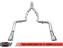 AWE Track Edition Exhaust for 15+ Charger 6.4 / 6.2 SC - Chrome Silver Tips-6