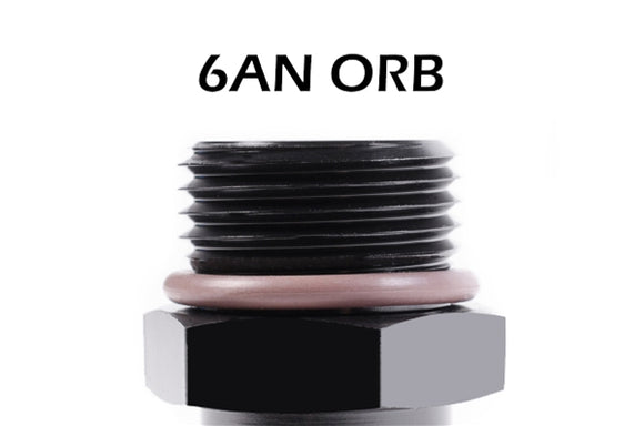 Radium Engineering 6AN ORB to 6AN ORB Swivel Union