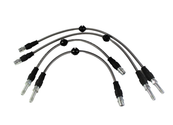 Flat 6 Motorsports - Performance Stainless Steel Brake Lines (Macan)