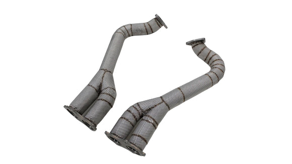 Flat 6 Motorsports Over Axle Pipes - OAP (718 GT4 / Spyder / GTS 4.0)
