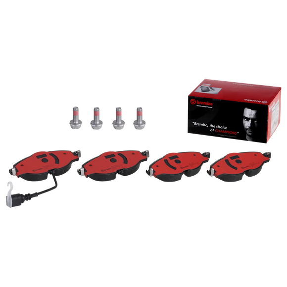 Brembo 15-20 Audi A3/2015 Volkswagen Golf/GTI Front Premium NAO Ceramic OE Equivalent Pad 8V0698151