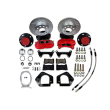 BAER BRAKES 11" SS4 ALUM HUB BRAKE KIT FRT RED Fits 1964-72 GM A-Body, 67-69 F-Body & 64-74 X-Body Cars w/OE Spindles (Also fits DSE, Heidt's, Fatman, Ridetech & L&H Drop Spindles)