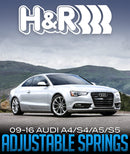 H&R VTF ADJUSTABLE LOWERING SPRINGS: 2009–2016 AUDI A4/S4/A5/S5-2