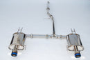 Invidia 04-08 Acura TSX Q300 Rolled Titanium Tip Cat-Back Exhaust-1