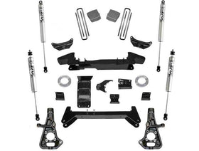 Superlift 01-10 Chevy Silv 2500HD/3500 4WD Knuckle Kit 6in Lift Kit w/ Fox 2.0 Shocks