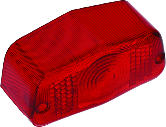 Bikers Choice Small Custom Tail Lamp Lamp Replacement Lens Lucas Style Red