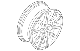 Wheel, Alloy - BMW (36-11-7-896-490)