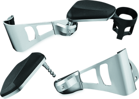 Kuryakyn Passenger Armrests 14-Up Touring and Tri Glide Chrome